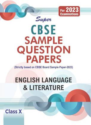 Super CBSE Sample Question Papers English Language & Literature