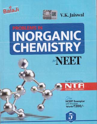 Problems In Inorganic Chemistry For Neet With NCERT Exemplar For Examination 2023-2024