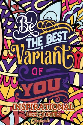 Inspirational Life quotes Colouring book