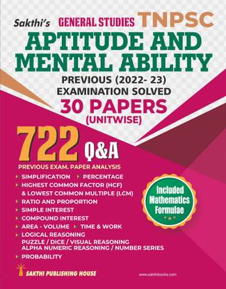 Tnpsc Aptitude and Mental Ability 722 Q & A English