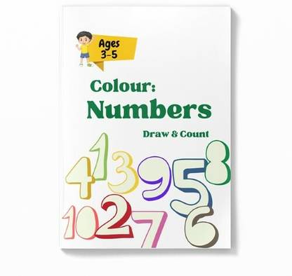 Numbers: Learn and Color Numbers from 1 - 10 Coloring Book