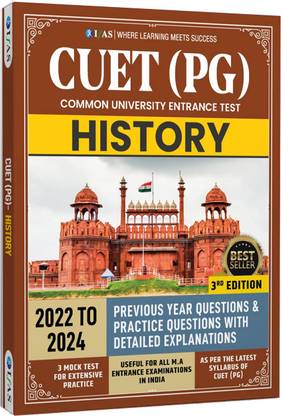 CUET PG History PYQ Book  - 2026 | CUET PG History Book with Previous Year Solved Question Papers (2022-2024) | Detailed Explanations | Unit Wise Sorted | 2500+ Practice Questions & 3 Mock Tests | Bestselling Book for NTA CUET PG History 2025 Exam | Two Brothers Publications