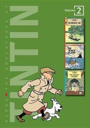 Adventures of Tintin 3 Complete Adventures in 1 Volume: WITH The Black Island AND King Ottokar's Sceptre