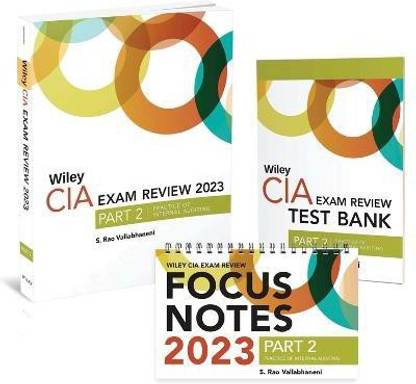 Wiley CIA 2023 Part 2: Exam Review + Test Bank + Focus Notes, Practice of Internal Auditing Set