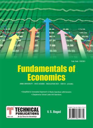 Fundamentals of Economics for BE Anna University R21CBCS (III- CS & BS - CW3301)
