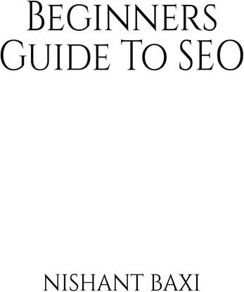 Beginners Guide To SEO