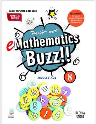 Together with’ e-Mathematics Buzz Class 8 Phygital Edition for Session 2024-25