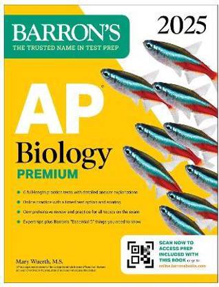AP Biology Premium, 2025: Prep Book with 6 Practice Tests + Comprehensive Review + Online Practice