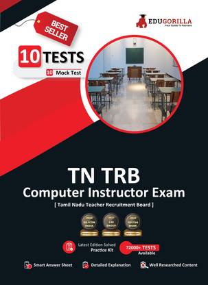 TN TRB Computer Instructor Grade I Exam  - 10 Full-length Mock Tests ( Solved 1500+ Questions) | Free Access to Online Tests