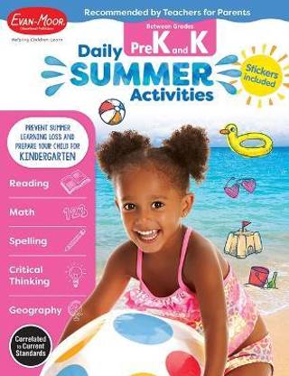 Daily Summer Activities: Between Prek and Kindergarten, Grade Prek - K Workbook