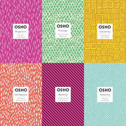 OSHO Best 6 Books Set Combo ( Happiness + Courage + Creativity + Intelligence + Maturity + Intuition )