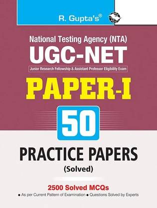 NTA-UGC-NET/JRF: (Paper-I) 50 Practice Papers (Solved)