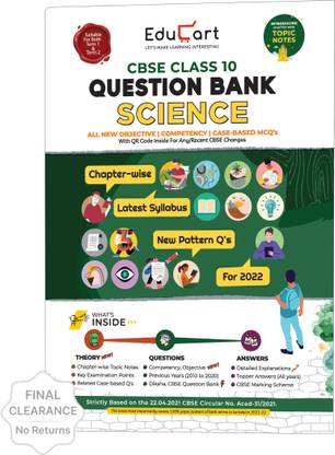 Educart Social Science Class 10 Cbse Question Bank 2022 (Now Includes 1000s of Term 1 & 2 New Pattern MCQ's)