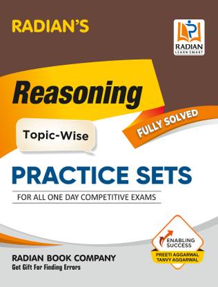 Reasoning Topic-Wise Practice Set Book For All One Day Competitive Exams (English Medium)
