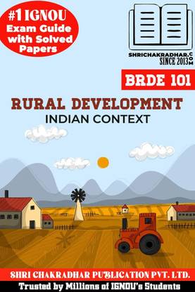 IGNOU BRDE 101 Solved Guess Papers from IGNOU Study Material/Help Book/Guidebook titled Rural Development: Indian Context for Exam Preparations (Latest Syllabus) IGNOU BA English brde101