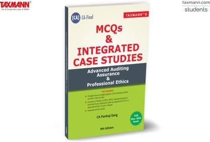 Taxmann's MCQs & Integrated Case Studies on Advanced Auditing Assurance & Professional Ethics (Paper 3 | Audit) – MCQs on RTPs/MTPs of ICAI, etc. | CA-Final | New Syllabus | Nov. 2024 Exam