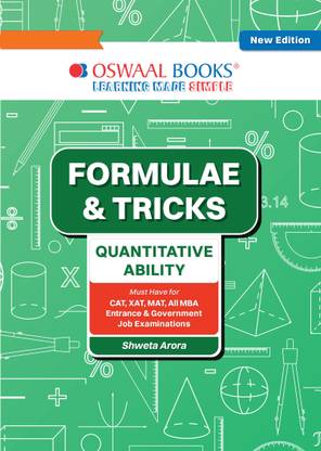 Oswaal Formulae & Tricks Quantitative Ability Book for Cat | Xat | Mat