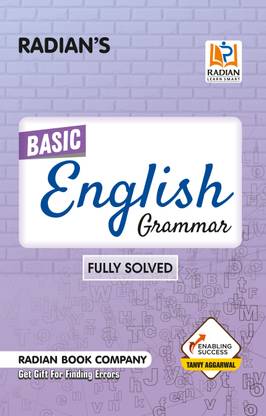 Radian Basic English Grammar Book Fully Solved for All Competitive Exams