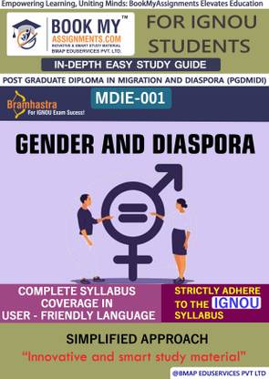 IGNOU MDIE-1 Gender and Diaspora Study Guide (In Depth Guide) for Ignou Student