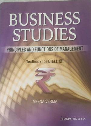 Business Study (Text Book for Class 12) by Meena Verma