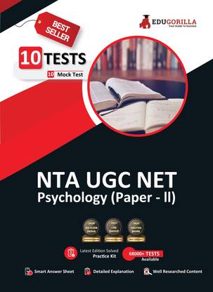NTA UGC NET/JRF Psychology Book  - 10 Full-length Mock Tests [Solved 1000+ Questions] | Free Access to Online Tests