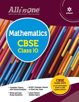 All In One Class 10th Mathematics for CBSE Exam 2024 Ninth Edition