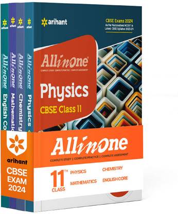 Arihant All In One Class 11th Physics, Chemistry, Mathematics, English Core for CBSE Exam�2024 (Set of 4 Books)