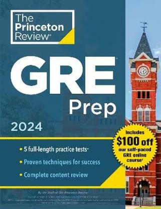 Princeton Review GRE Prep, 2024