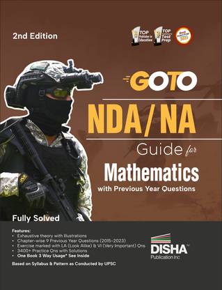 GOTO NDA/ NA गाइड फॉर मैथमेटिक्स विथ प्रीवियस ईयर क्वेश्चन्स 2nd एडिशन