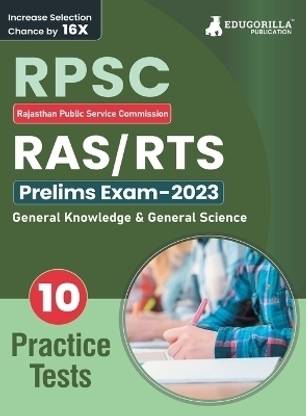 RPSC RAS/RTS - Prelims Exam Prep Book (English Edition)  - Rajasthan Public Service Commission | 10 Full Practice Tests with Free Access To Online Tests