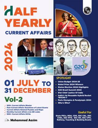 PW Half Yearly Current Affairs Magazine Vol 2 Jul-Dec 2024 By Mohammed Aasim Sir