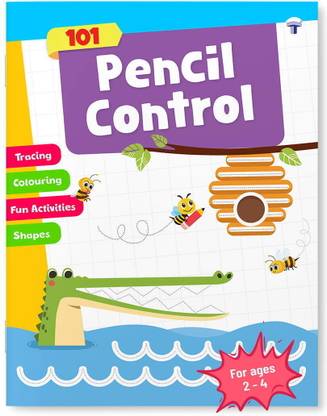 101 Pencil Control Activity Book for Kids | Pattern Writing and Stroke Book | Tracing, Colouring and Practice Handwriting Book | 2+ Years