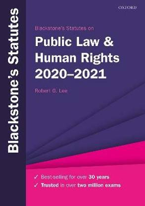 Blackstone's Statutes on Public Law & Human Rights 2020-2021