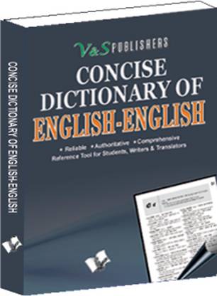 Concise English - English Dictionary (Pocket Size)  - English word - its alternative meanings in English 1 Edition