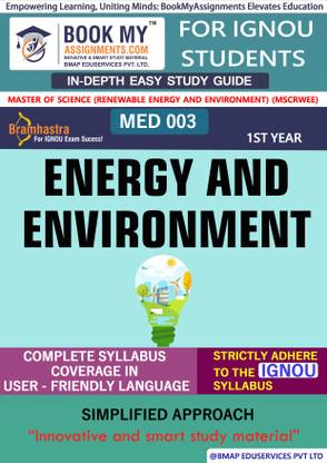 IGNOU MED 003 Energy and Environment In Depth Guide For Ignou Student