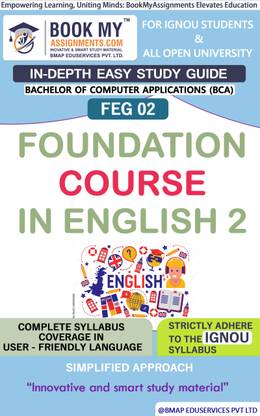 IGNOU FEG 02 Foundation course in English -2 In Depth Guide For Ignou Student