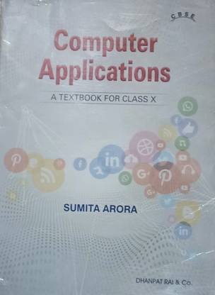CBSE COMPUTER APPLICATIONS A TEXTBOOK FOR CLASS-X