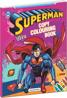 Superman Copy Colouring Book