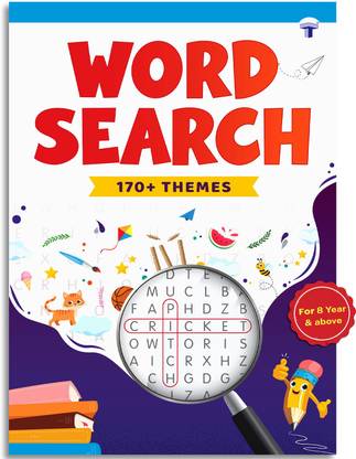 Word Search Book for Everyone | Crossword, Puzzle, Ultimate Knowledge, Brain Teaser, Vocabulary Booster, Mind Teaser | Based on 170+ Themes | QR Code for Solutions