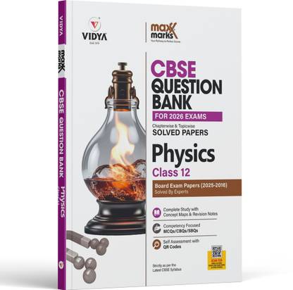 Maxx Marks CBSE Class 12 Physics Question Bank for 2026 Board Exam