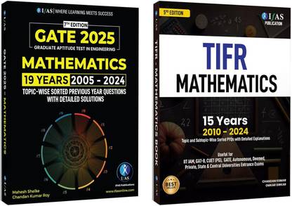 GATE Mathematics & TIFR Mathematics  - 2026 [Set of 2 Books] | GATE Mathematics Previous Year Question Papers + TIFR Mathematics PYQs | Topic-Wise | Fully Solved with Explanations | For IIT JAM / TIFR / CUET / CSIR UGC NET / GATE Entrance Exams | Best Seller Combo for Exam Preparation | Two Brothers Publications