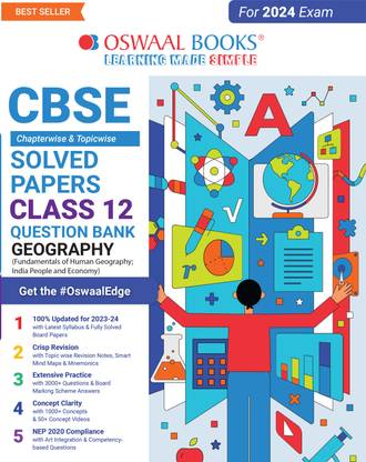 CBSE Chapterwise Solved Papers 2023-2014 Geography Class 12th (2024 Exam)
