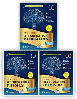 Pearson IIT Foundation'24- Physics+ Chemistry + Maths Class 10 for JEE, NTSE, Olympiad| Revised CBSE|Free access to elibrary & Myinsights Self Preparation