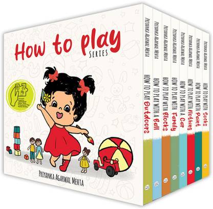 How to Play Series  - By SAM & MI | Box Set of 8 Board Books for Kids | Interactive Books for Sensory Play & Motor Skills | Perfect for Toddlers and Small Hands