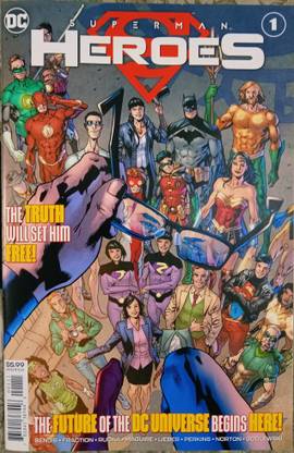 Superman heroes first issue, 48 pages with glossy look, original DC product printed in Canada. with 1 Disc