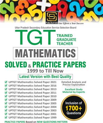 UP TGT Mathematics - UP TGT Mathematics: Solved Papers and Practice Sets with Detailed Solutions - Collection of 1700+ Questions by SD Publication (Paperback, SD Publication)  - UP TGT Mathematics: Solved Papers and Practice Sets with Detailed Solutions - Collection of 1700+ Questions by SD Publication
