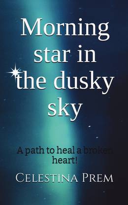 Morning star in the dusky sky