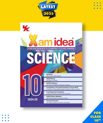 Xam idea Science Class 10 Book| CBSE Board| Chapterwise Question Bank| Based on Revised CBSE Syllabus| NCERT Questions Included|Exam VK global publication, Xamidea Editorial Board|New Latest Edition For 2025-2026