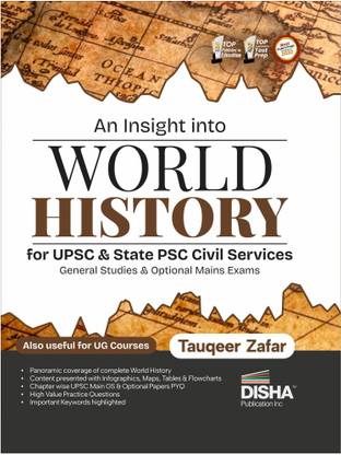An Insight into World History for Upsc & State Psc Civil Services General Studies & Optional Mains Exam - Previous Year Questions Pyqs