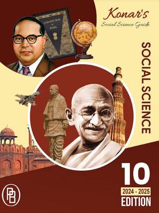 Konar 10TH Standard Social Science Guide( Samacheer Kalvi Syllabus, 2024-2025, English Medium)